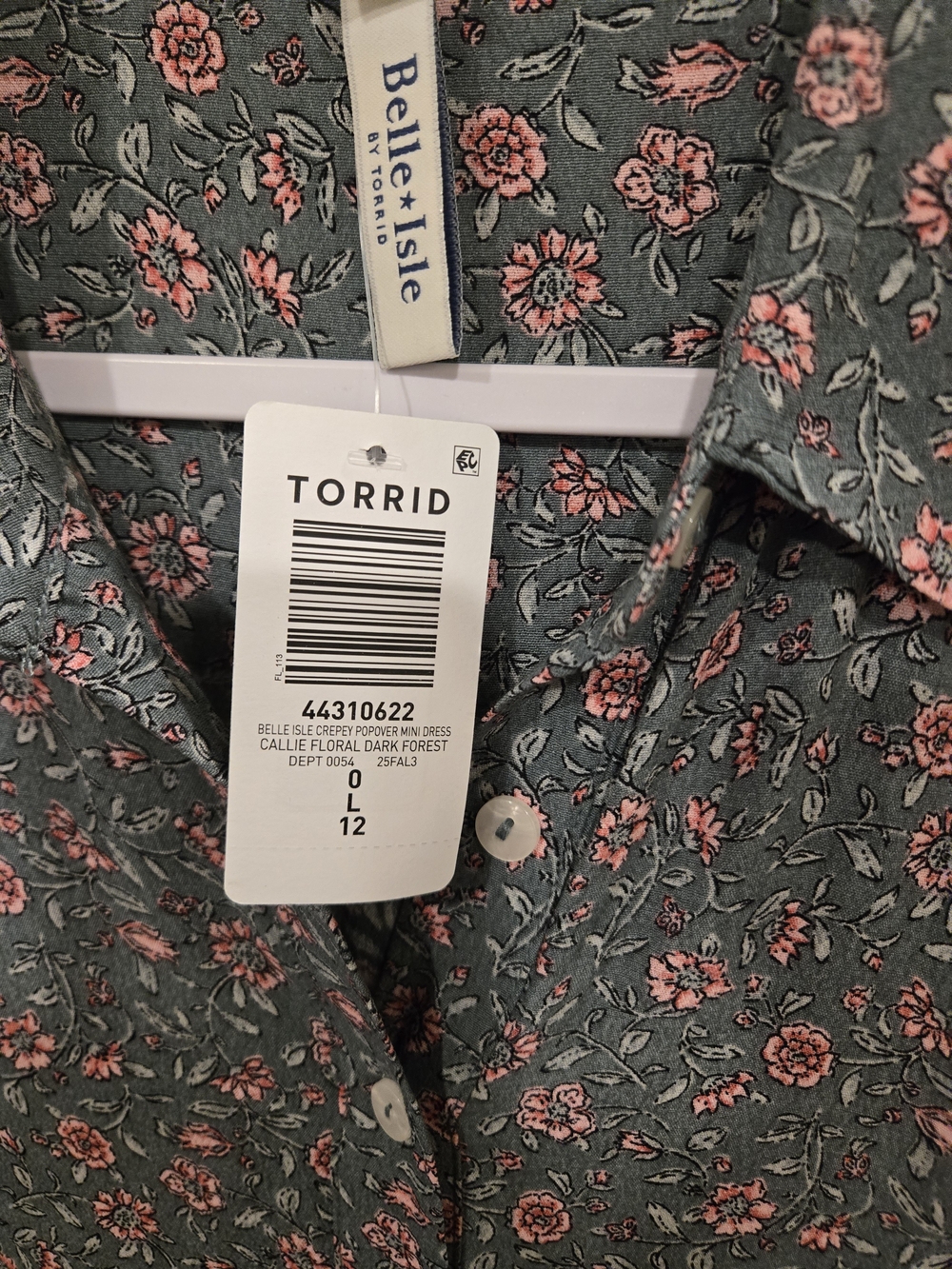 Torrid Belle Isle Popover Dress | Size 0X (L/12) - NWT - Picture 7 of 8